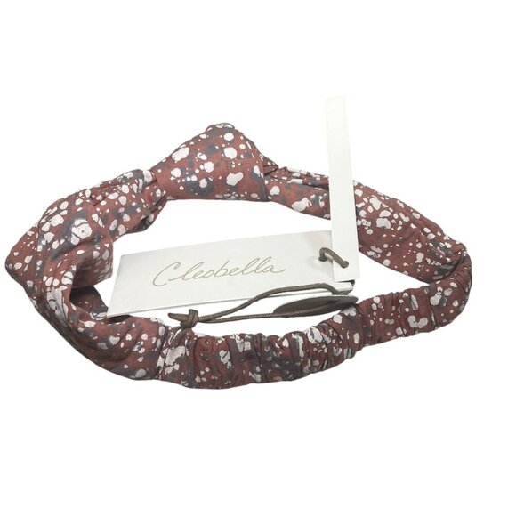 Cleobella Organic Cotton Knot Headband Marled Print NWT - Picture 4 of 4